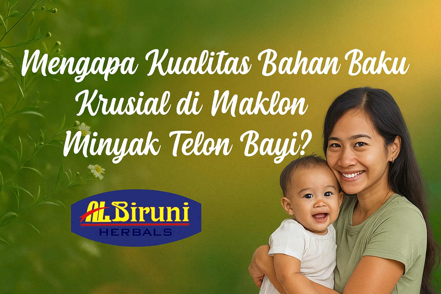 Mengapa Kualitas Bahan Baku Krusial di Maklon Minyak Telon Bayi?
